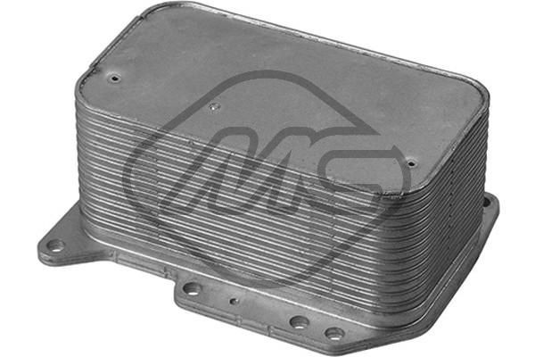 39062 Metalcaucho Chłodnica oleju, pod filtrem