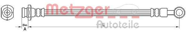 Przewód hamulcowy przedni do Chevrolet Spark (Matiz)  M300