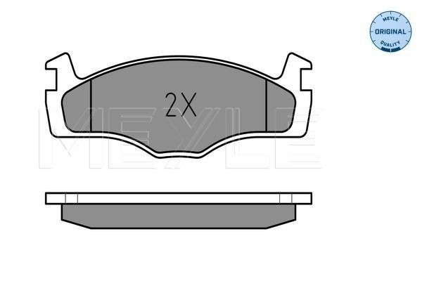 Klocki hamulcowe przednie tarczowe do Volkswagen Polo II 86C