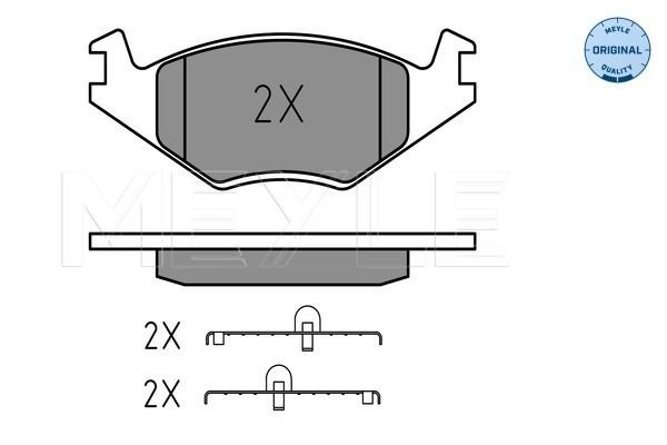 Klocki hamulcowe przednie tarczowe Volkswagen Polo II hatchback (86C) (1981 - 1994) cena, od 24,87 USD
