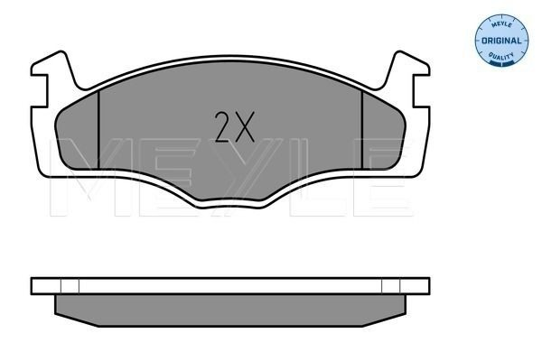 Klocki hamulcowe przednie tarczowe do Volkswagen Jetta II 19E, 1G2, 165, 167