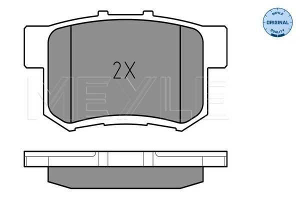 Okładziny (klocki) do hamulców tarczowych tylne Honda FR-V hatchback (BE) (2005 - 2026) cena, od 22,85 USD