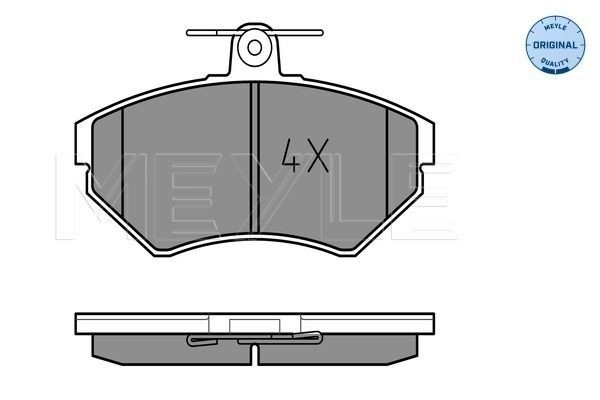 Klocki hamulcowe przednie tarczowe Seat Cordoba sedana (6L2) (2002 - 2009) cena, od 25,87 USD