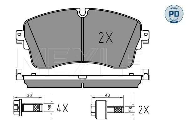 Klocki hamulcowe przednie tarczowe do Land Rover Range Rover IV L405