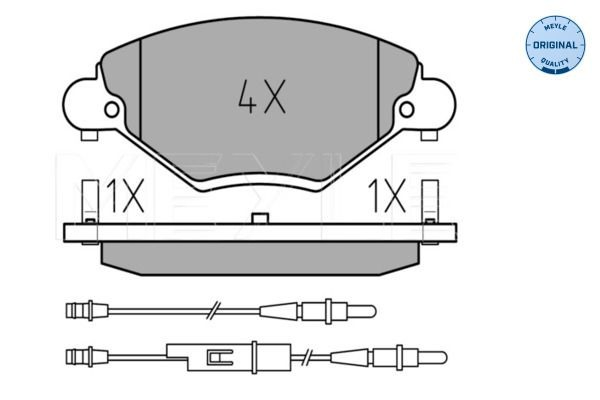 Klocki hamulcowe przednie tarczowe Citroen C5 I hatchback (DC) (2001 - 2004) cena, od 36,15 USD