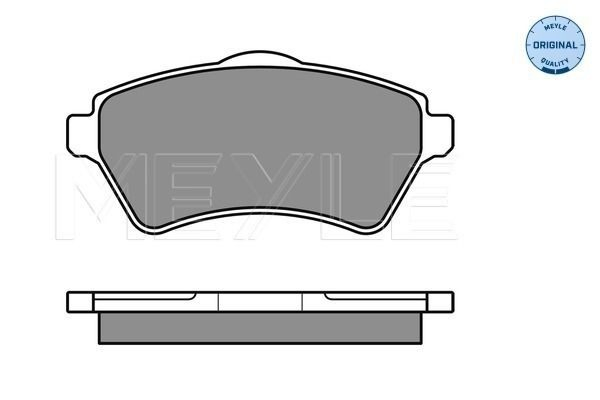 Klocki hamulcowe przednie tarczowe do Nissan Navara NP300 IV D23, D23T