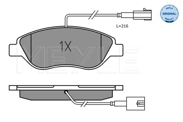 Klocki hamulcowe przednie tarczowe Mercedes 77365808 cena, od 29,38 USD