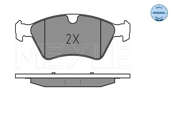 Klocki hamulcowe przednie tarczowe Mercedes E sedana (W211) (2002 - 2008) cena, od 42,69 USD