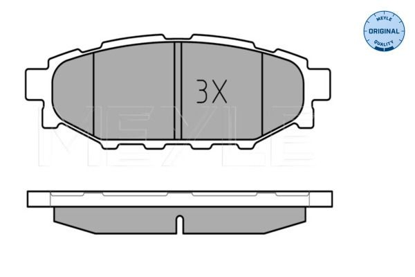 Okładziny (klocki) do hamulców tarczowych tylne Subaru Impreza III hatchback (GH) (2007 - 2011) cena, od 21,95 USD