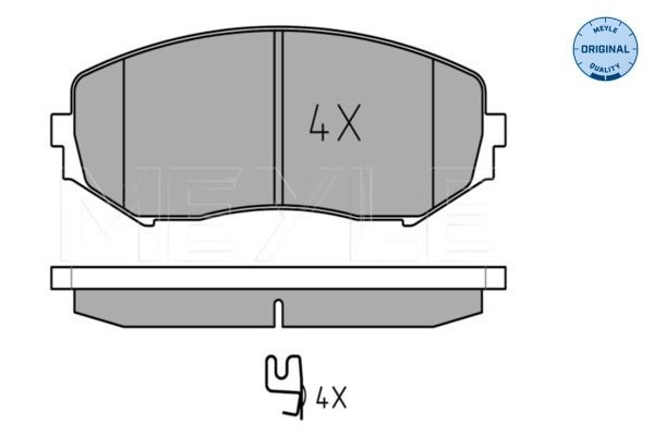 Okładziny (klocki) do hamulców tarczowych tylne Honda CR-V IV SUV (RM) (2012 - 2016) cena, od 20,96 USD
