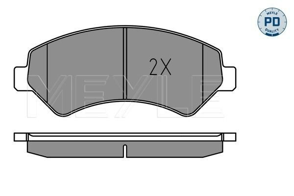 986494799 Bosch Klocki hamulcowe przednie tarczowe