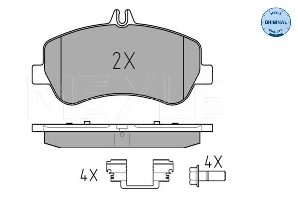 Klocki hamulcowe przednie tarczowe Mercedes GLK SUV (X204) (2008 - 2015) cena, od 44,57 USD