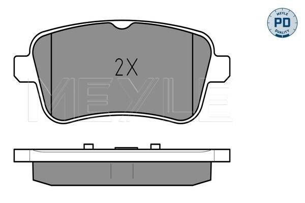 Okładziny (klocki) do hamulców tarczowych tylne Mercedes GL SUV (X166) (2012 - 2015) cena, od 35,23 USD