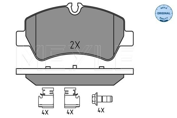 Do koszyka Okładziny (klocki) do hamulców tarczowych tylne Ford Transit VII V363