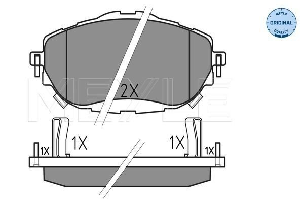 Klocki hamulcowe przednie tarczowe Peugeot/Citroen 1639381980 cena, od 29,40 USD