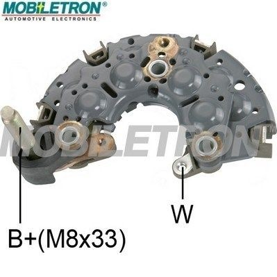 RN10 Mobiletron Mostek prostowniczy alternatora = Moster diodowy alternatora