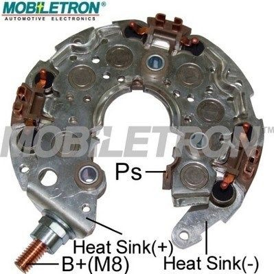 RN39 Mobiletron Mostek prostowniczy alternatora = Moster diodowy alternatora