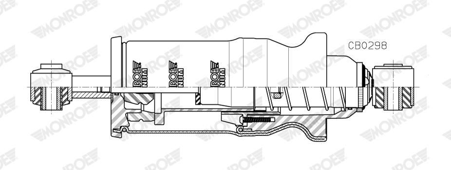 CB0298 Monroe Amortyzator kabiny (Truck)