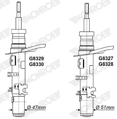 9678117480 Peugeot/Citroen Amortyzator przedni lewy