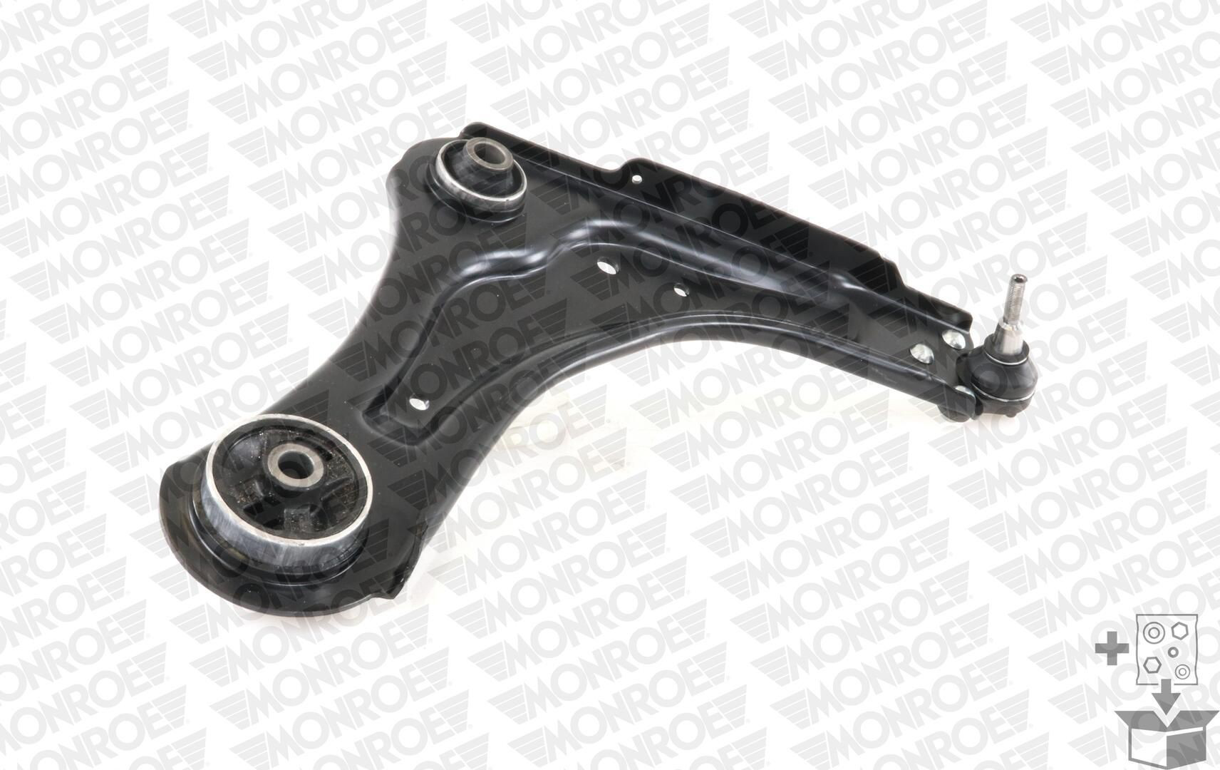 Do koszyka Wahacz zawieszenia przedniego dolny prawy Renault Laguna III KT0, KT1