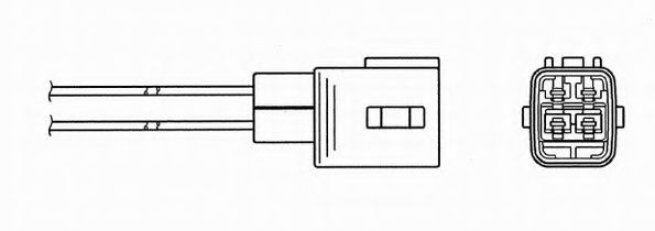 4376 NGK Sonda lambda czujnik tlenu po katalizatorze