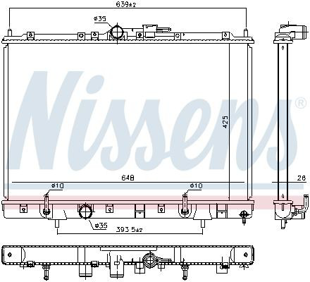 Chłodnica silnika Mitsubishi Pajero PININ SUV (H60, H70) (1999 - 2005) cena, od 135,53 USD