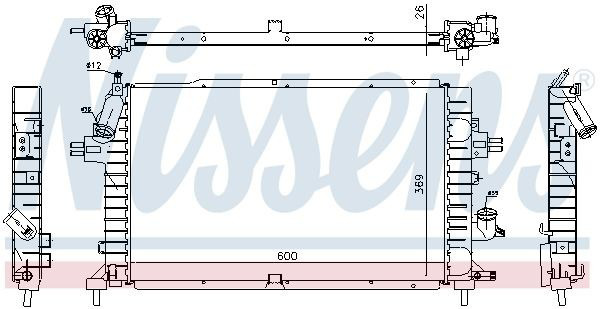 63029A Nissens Chłodnica silnika