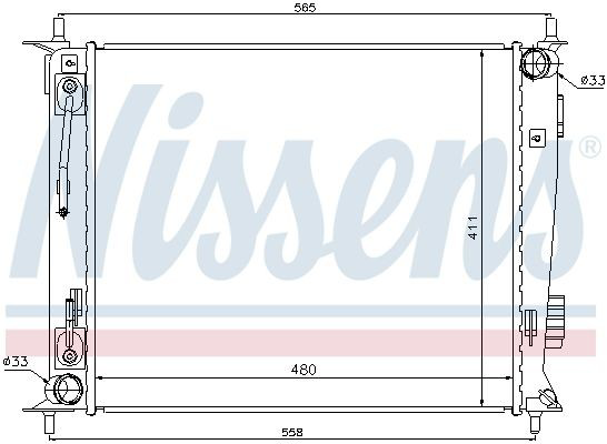 Chłodnica silnika Hyundai/Kia 253102K260 cena, od 149,42 USD