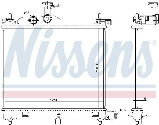 675023 Nissens Chłodnica silnika