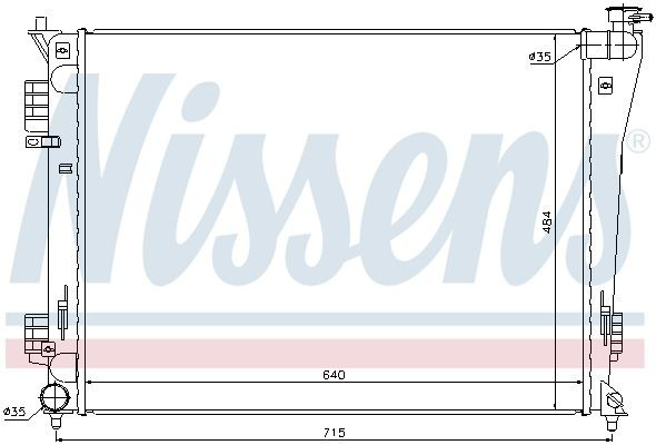 67550 Nissens Chłodnica silnika