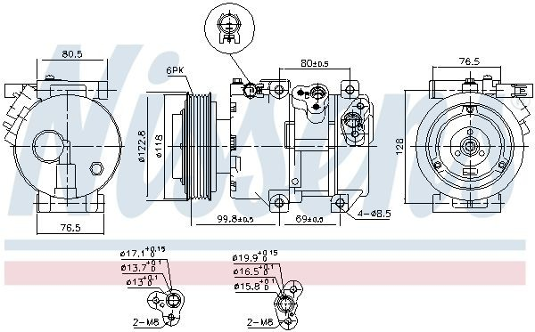 Do koszyka 977012P360 Hyundai/Kia Sprężarka klimatyzacji