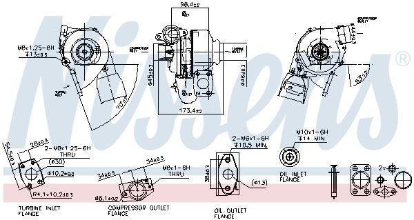Do koszyka 93037 Nissens Turbina