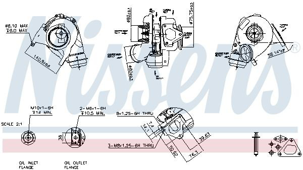 93051 Nissens Turbina