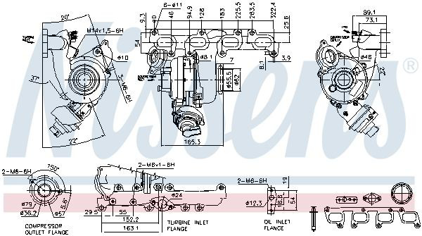 Turbina Nissens 93076 cena, od 635,90 USD