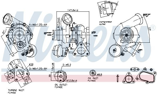 Do koszyka Turbina Opel Vectra B 36