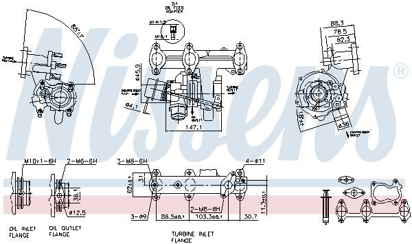 Do koszyka Turbina Skoda Fabia II 5J2, 542, 572, 582
