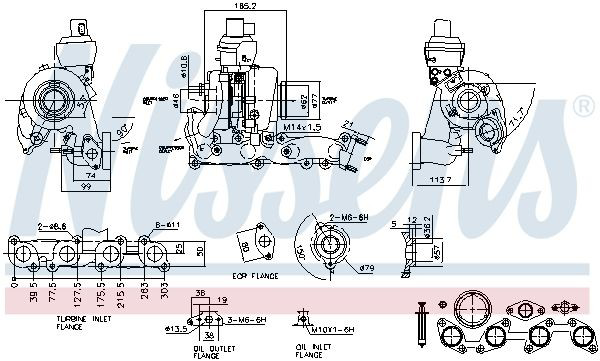 Turbina 93168 Nissens