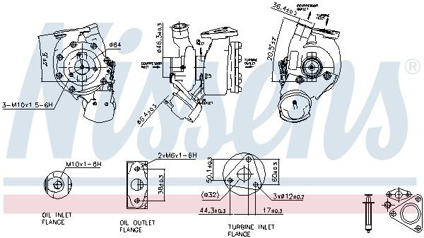 Do koszyka 93186 Nissens Turbina