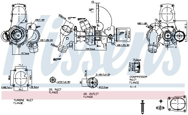 Turbina 93205 Nissens
