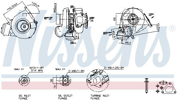 Turbina Nissens 93215 cena, od 515,10 USD