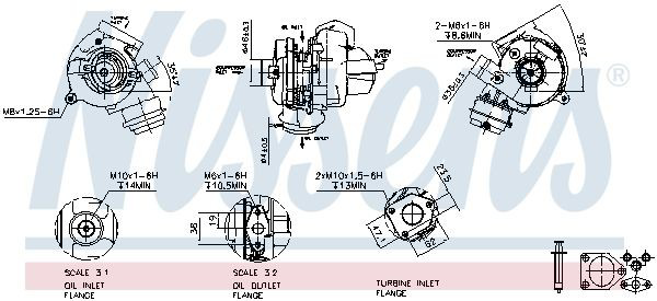 Turbina Nissens 93242 cena, od 241,76 USD