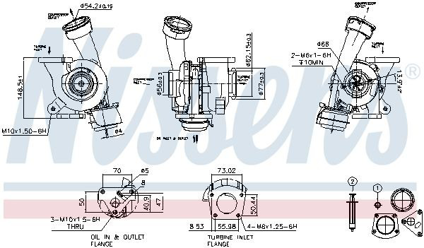 Do koszyka 93244 Nissens Turbina