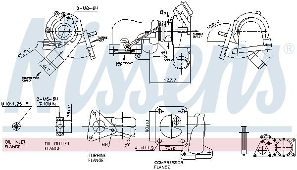 93251 Nissens Turbina