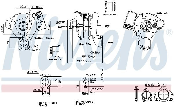 Turbina Nissens 93271 cena, od 909,89 USD
