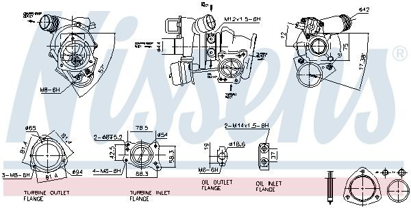 Turbina 93282 Nissens