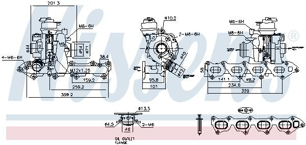 93460 Nissens Turbina