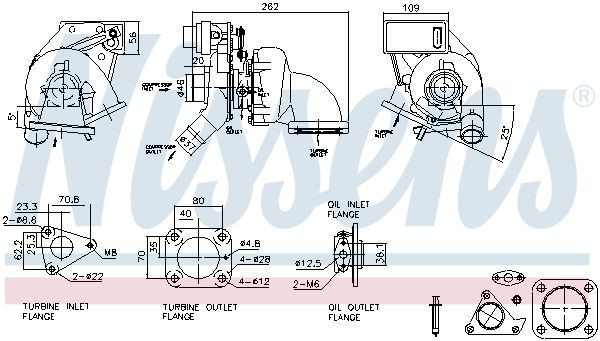 Turbina Nissens 93517 cena, od 83,69 USD
