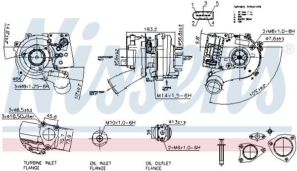 Turbina do Volkswagen Touareg II 7P5, 7P6