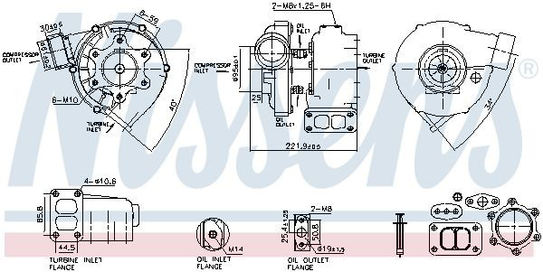 A9240961399 Mercedes Turbina
