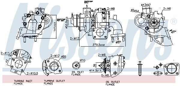 Turbina Nissens 93642